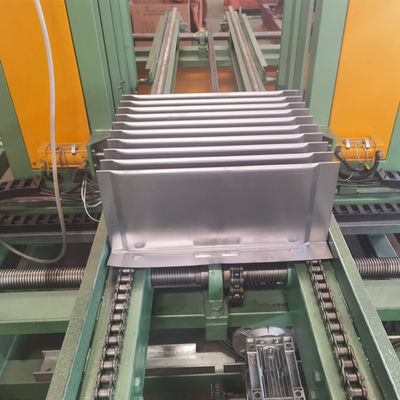 Automatic TIG Welding Corrugated Fin Forming Machine 3 - 4 Fins/Min
