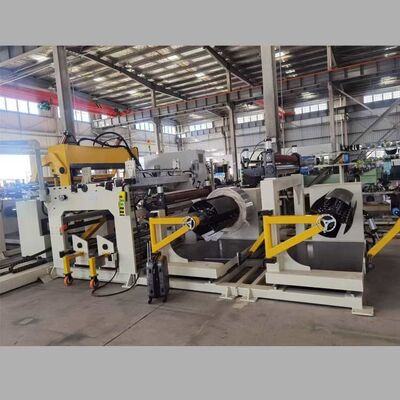Automatic Copper Foil Winding Machine with Cold Pressure Welding, Two Servo Motors, and 22KW Winding Power
