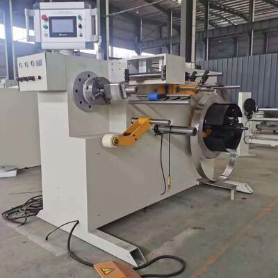 PLC Controlled Copper Foil Winding Machine with 5.5kW Motor for 0.2-3.0mm Foil Thickness