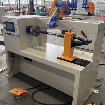 Automatic Coil Winding Machine with 400mm Winding Width, 0.75kw Servo Motor for 5x12mm Flat Wire Transformer Coil Winding