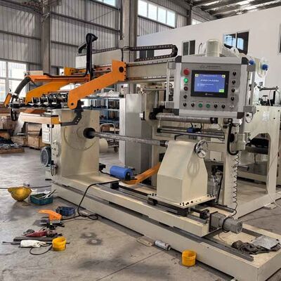Transformer Foil Winding Machine with 15kw Winding Power, Pneumatic Tension Control for 0.2-2.0mm Copper Foil