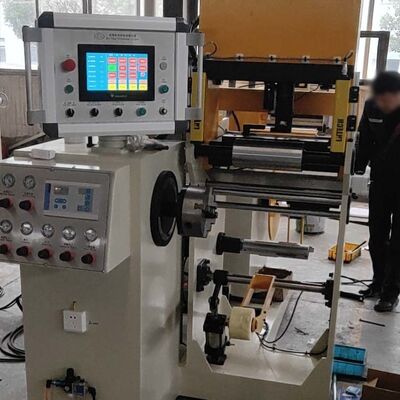 Automatic Tension Control Transformer Foil Winding Machine with Cold Welding and 4-jaw Chuck Clamping