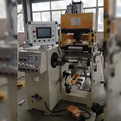 200mm Automatic Foil Winding Machine with Cold Pressure Welding for Transformer Coil Manufacturing