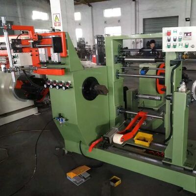 Transformer Foil Winding Machine with Consistent Winding Speed, TIG Welding, and Dual Decoilers